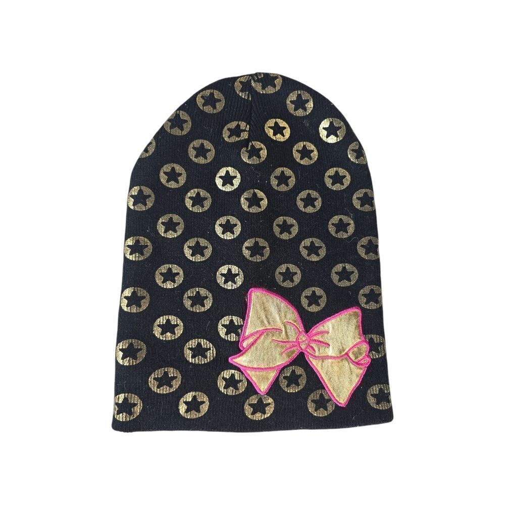 JoJo Siwa Black and Gold Butterfly Beanie